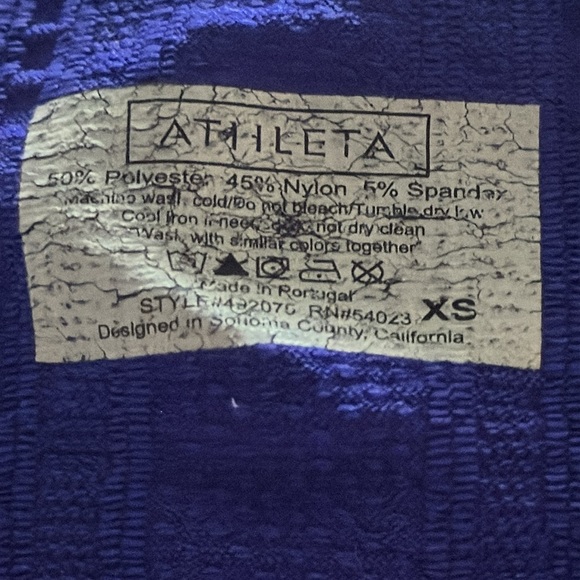 Athleta Fastest track rugged sleeveless tank top Sz XS - Picture 6 of 6